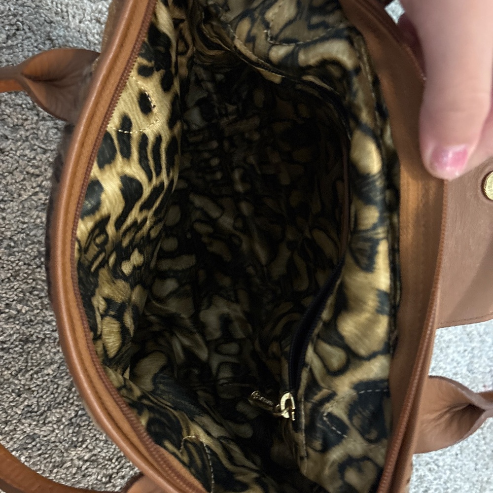 Longchamp Limited Edition Le Pliage Dyed Fur Tote Bag Fur Leather Nylon - Picture 4 of 4